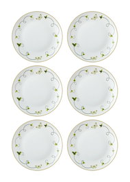 Hermia Juego de 6 Platos de Postre DNR0067 Multicolor